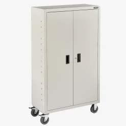Arebos Aktenschrank_Garagenschrank 155 x 90 x 40 cm mit Rollen Discount