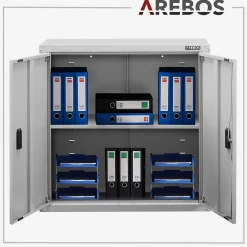 Arebos Aktenschrank 90cm Hot