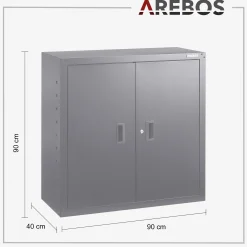 Arebos Aktenschrank 90cm Hot