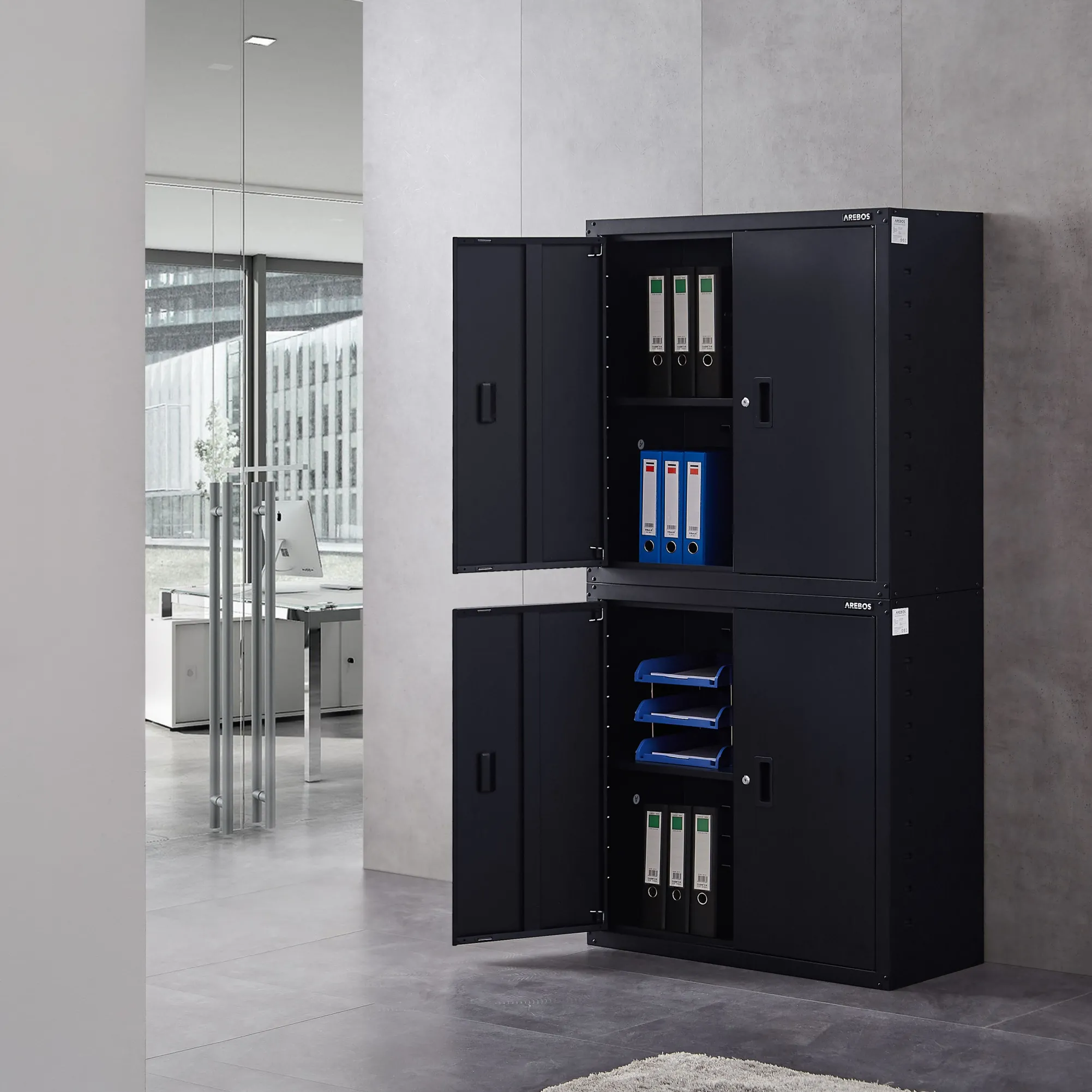 Arebos Aktenschrank 180cm New