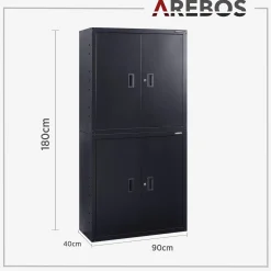 Arebos Aktenschrank 180cm New