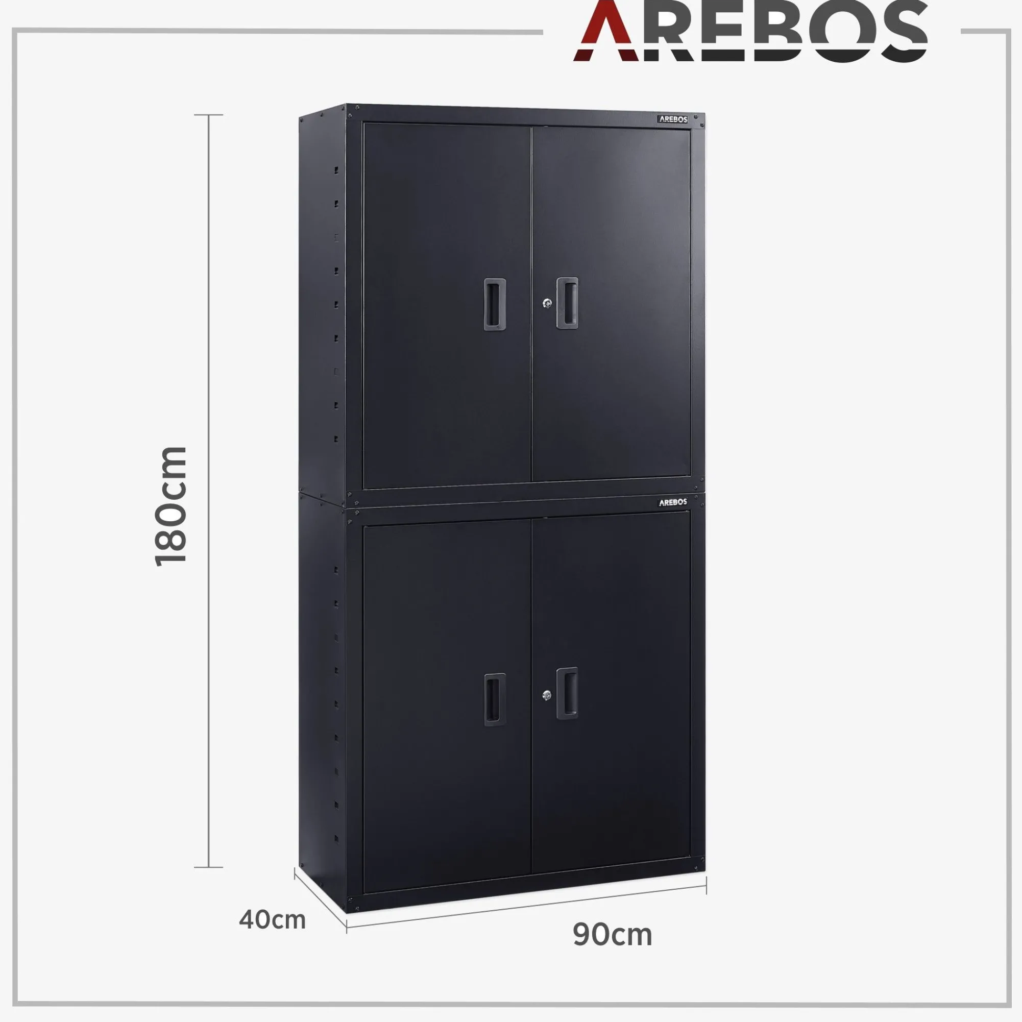 Arebos Aktenschrank 180cm New