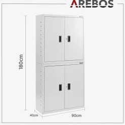 Arebos Aktenschrank 180cm New