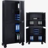 Arebos Aktenschrank mit Rollen 180 cm Online