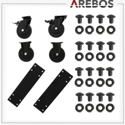 Arebos Aktenschrank mit Rollen 180 cm Online