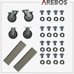 Arebos Aktenschrank mit Rollen 180 cm Online