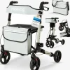 Arebos Alu Rollator - klappbar inkl. Einkaufstasche New