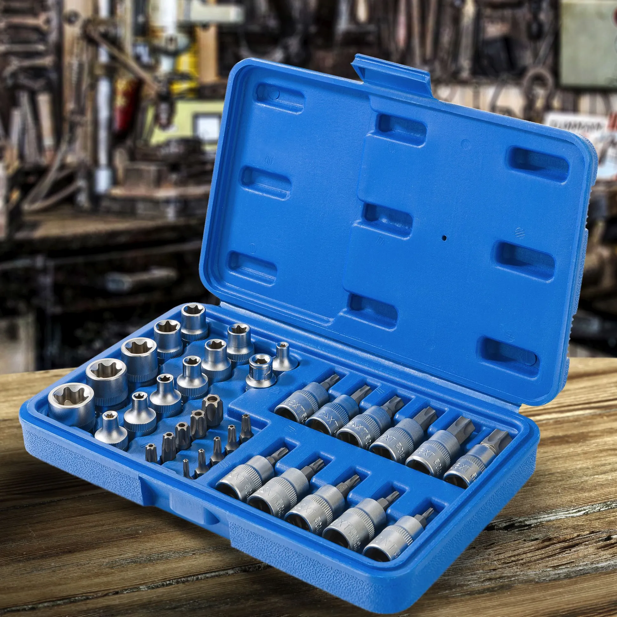 Arebos Außen Torx Nüsse 34-tlg