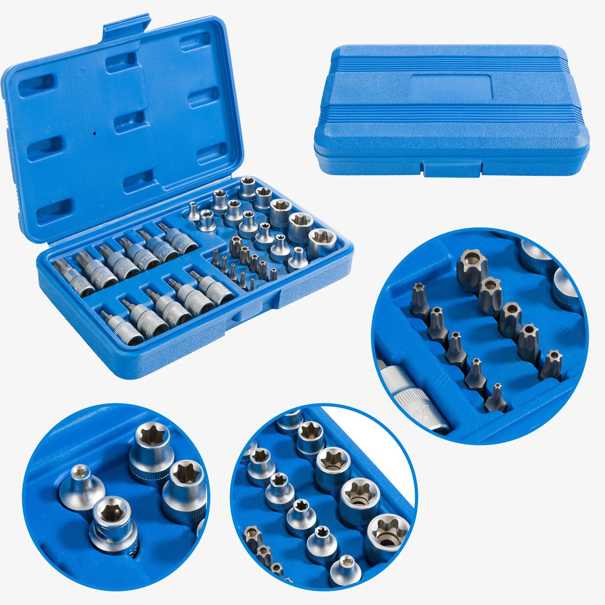 Arebos Außen Torx Nüsse 34-tlg