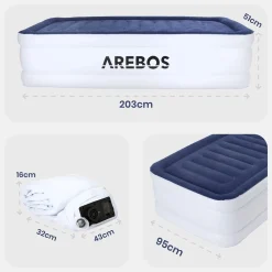 Arebos Aufblasbare Matratze Luftbett Einzel Sale