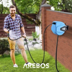 Arebos Automatischer Gartenschlauchaufroller 20m Best