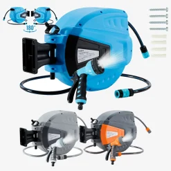 Arebos Automatischer Gartenschlauchaufroller 30 m Sale