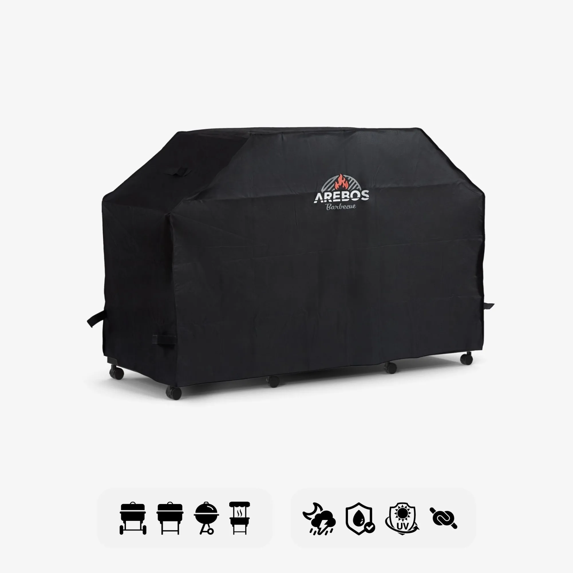 Arebos BBQ Grillhaube Abdeckung 147 x 61 x 122 cm Sale