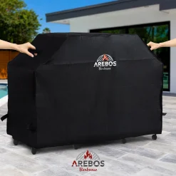 Arebos BBQ Grillhaube Abdeckung 163 x 61 x 122 cm Outlet