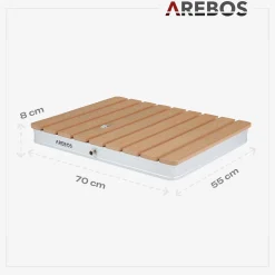 Arebos Bodendusche Saunadusche Campingdusche eckig Best