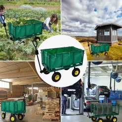 Arebos Bollerwagen 550kg grün Online