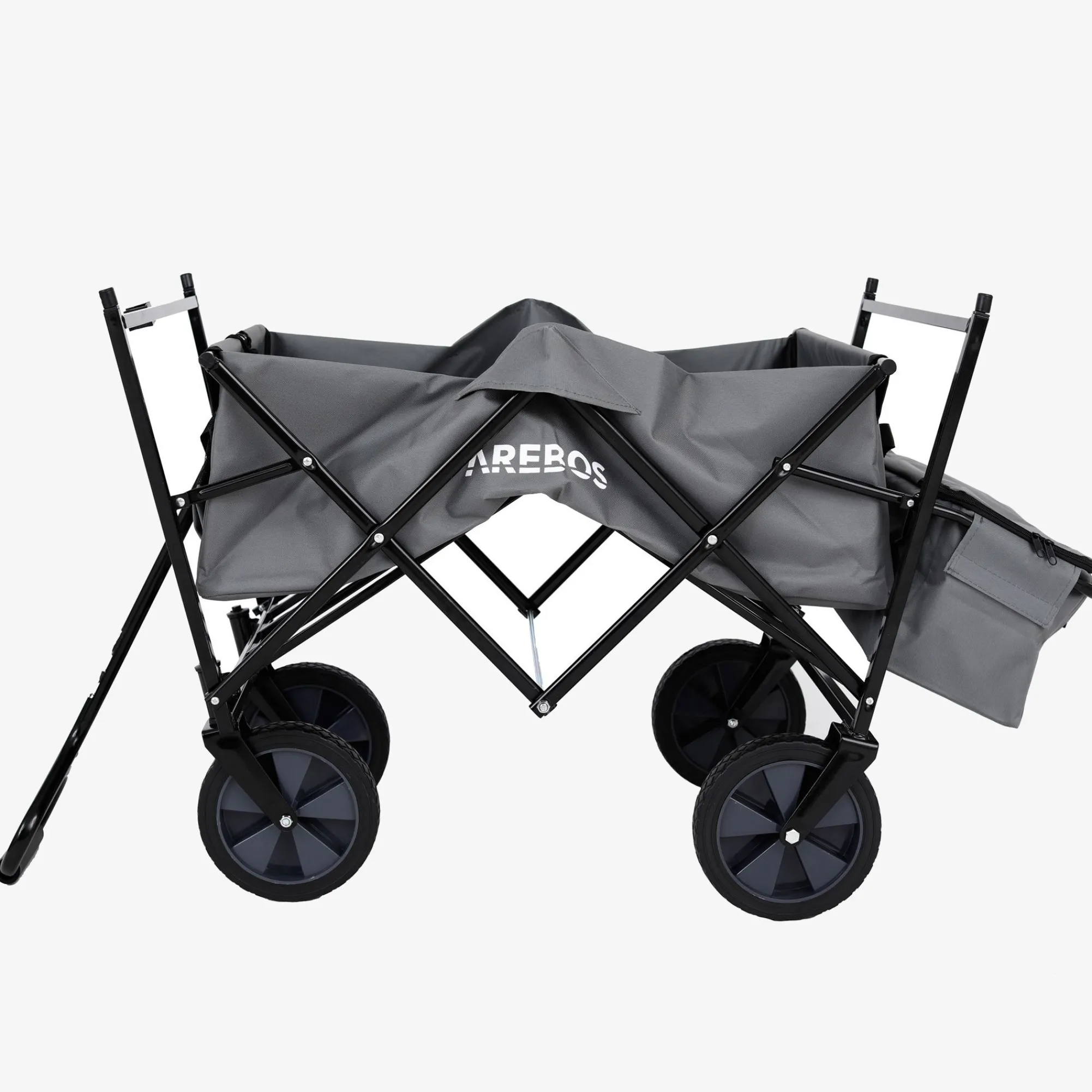 Arebos Bollerwagen mit Dach ECO Clearance