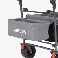 Arebos Bollerwagen mit Dach - Luxus Clearance