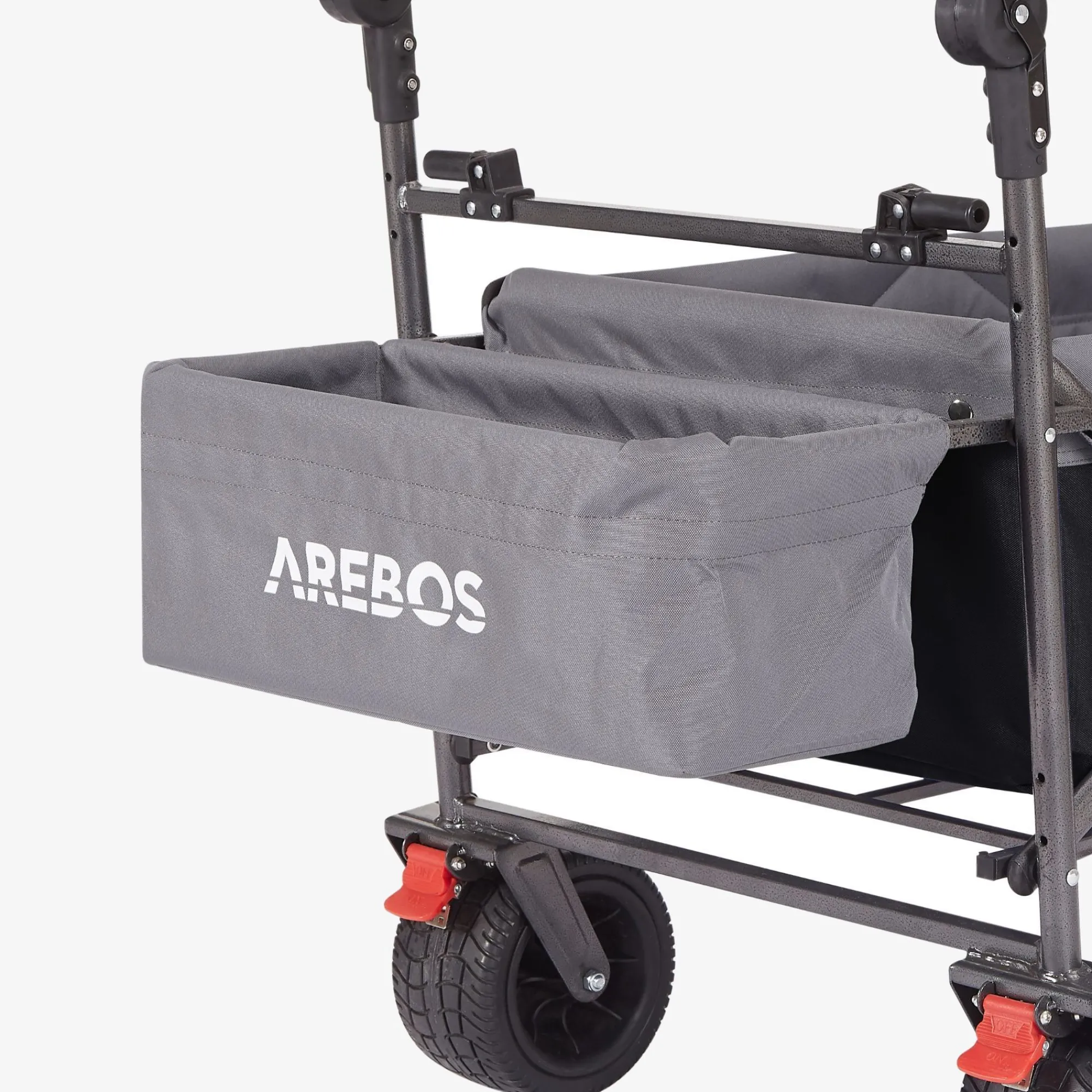 Arebos Bollerwagen mit Dach - Luxus Clearance