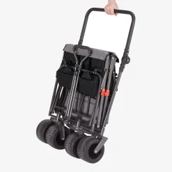 Arebos Bollerwagen mit Dach - Luxus Clearance