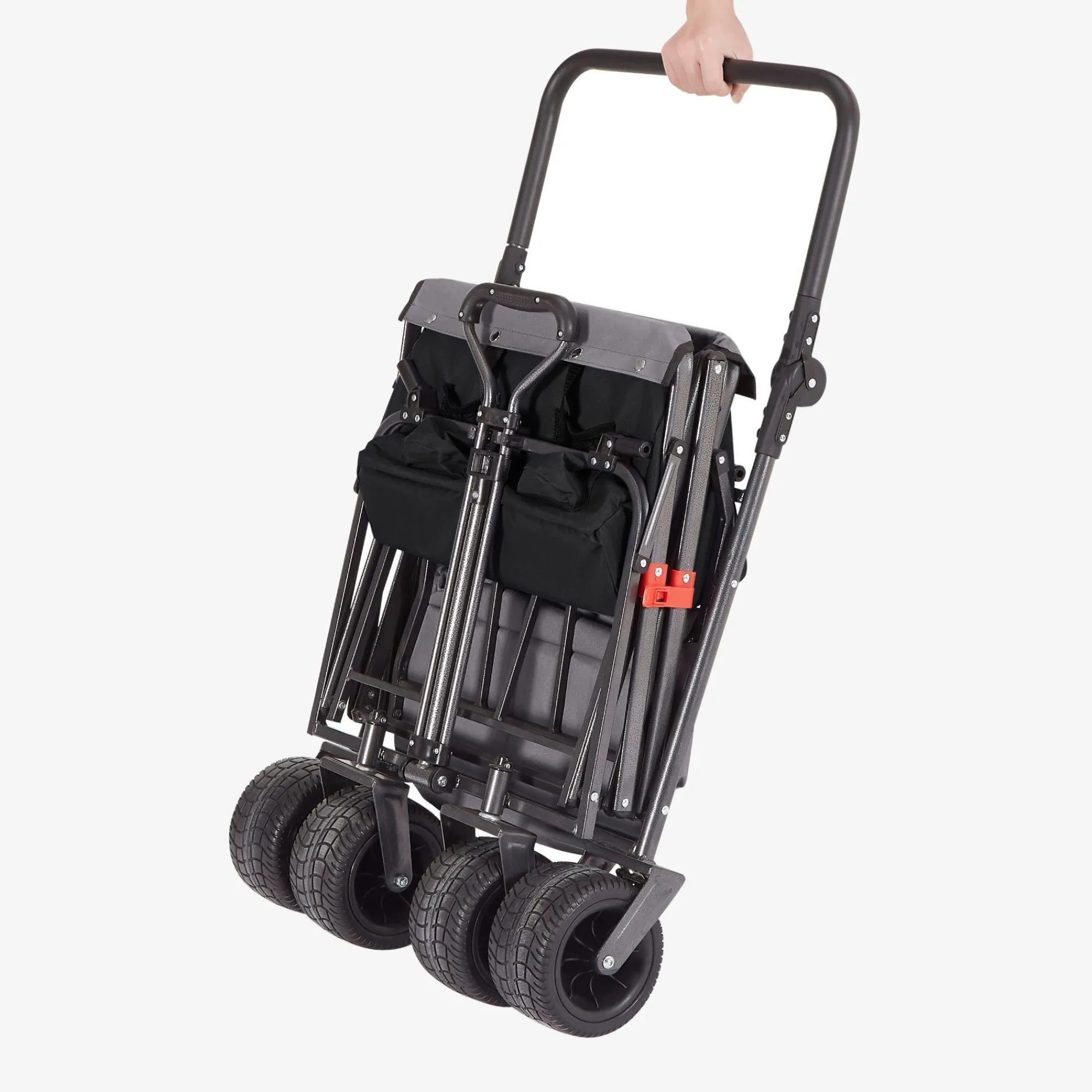 Arebos Bollerwagen mit Dach - Luxus Clearance
