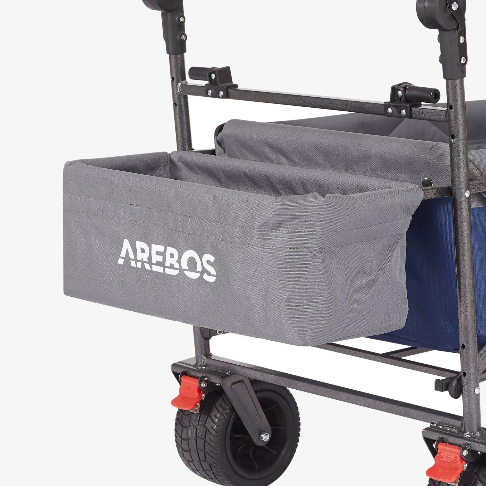 Arebos Bollerwagen mit Dach - Luxus Clearance