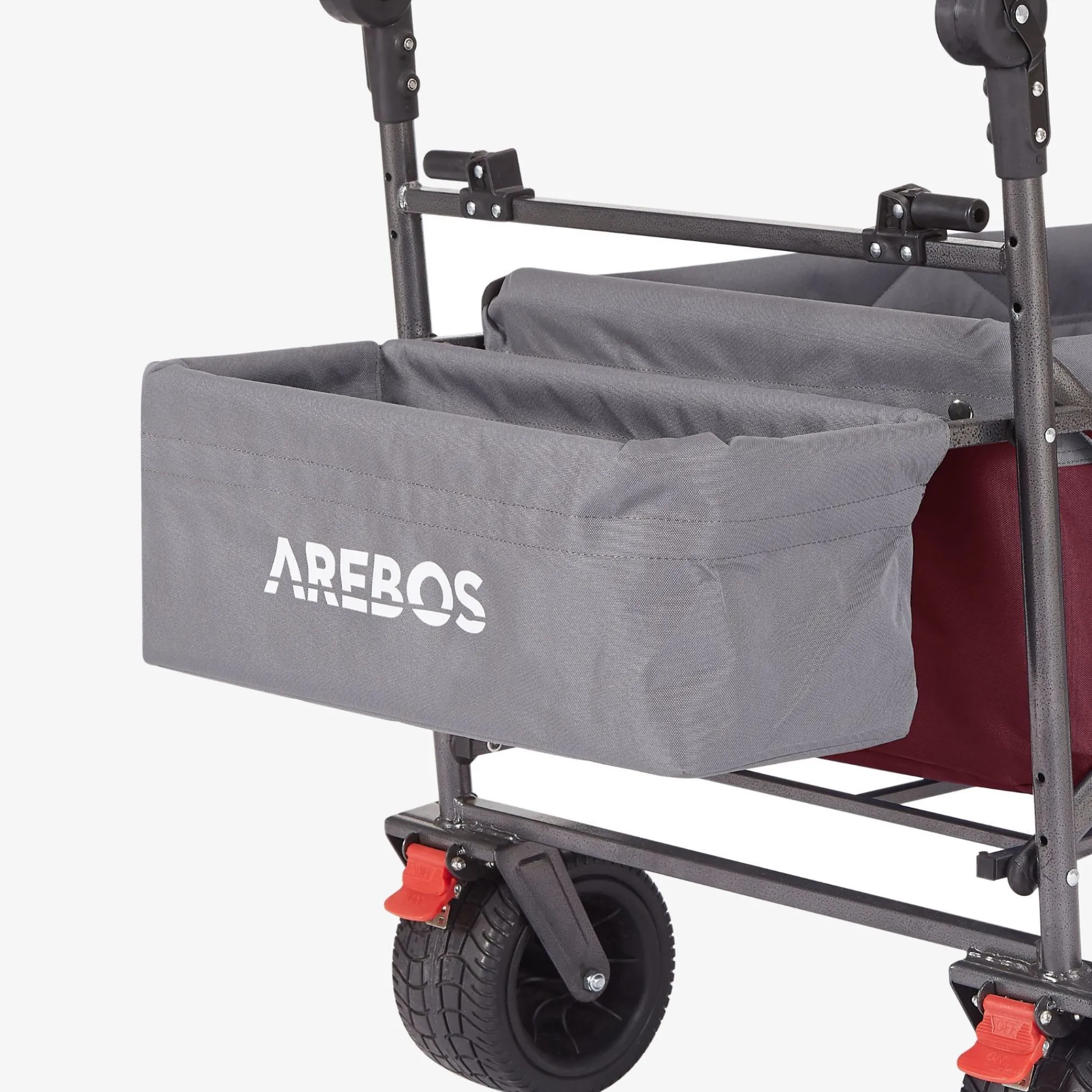Arebos Bollerwagen mit Dach - Luxus Clearance