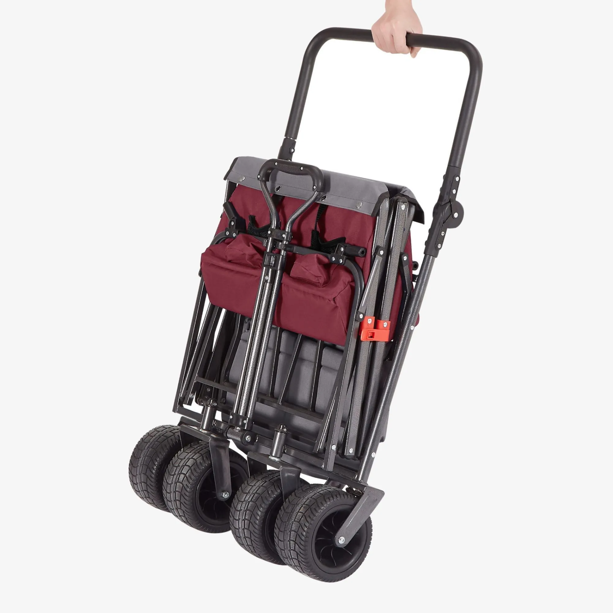 Arebos Bollerwagen mit Dach - Luxus Clearance
