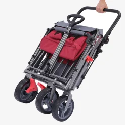 Arebos Bollerwagen mit Dach Premium