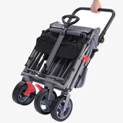 Arebos Bollerwagen mit Dach Premium