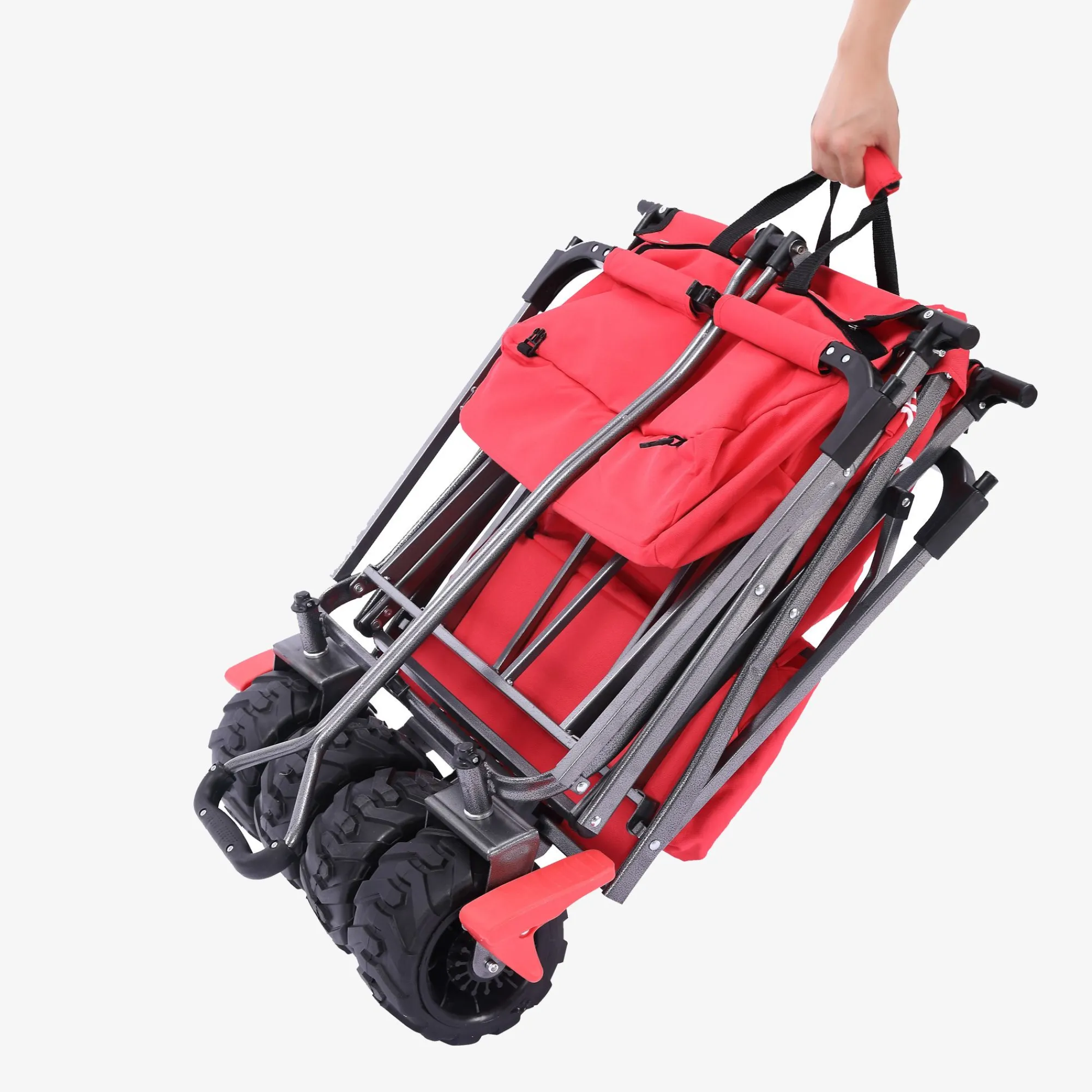Arebos Bollerwagen mit Dach Standard Best