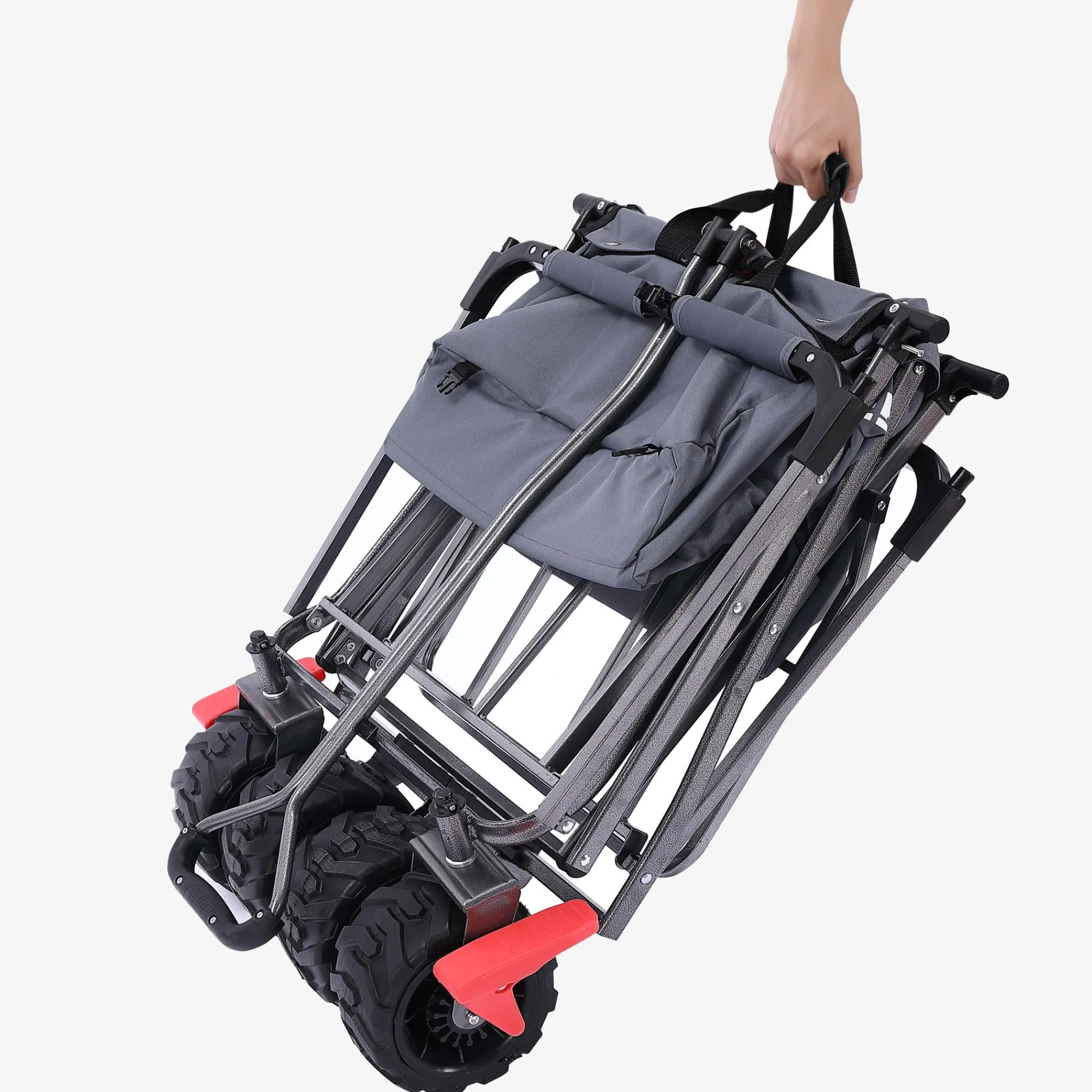 Arebos Bollerwagen mit Dach Standard Best