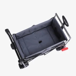 Arebos Bollerwagen mit Teleskop Schubstange Best