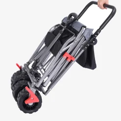 Arebos Bollerwagen mit Teleskop Schubstange Best