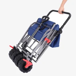 Arebos Bollerwagen mit Teleskop Schubstange Best