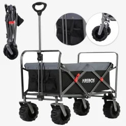 Arebos Bollerwagen ohne Dach Outlet