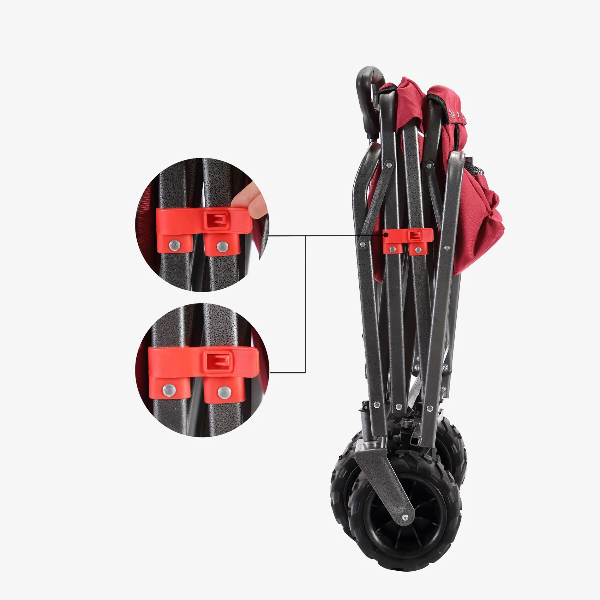 Arebos Bollerwagen ohne Dach Outlet