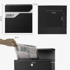 Arebos Briefkasten 16442 Hot