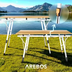 Arebos Campingtisch 120 cm Discount