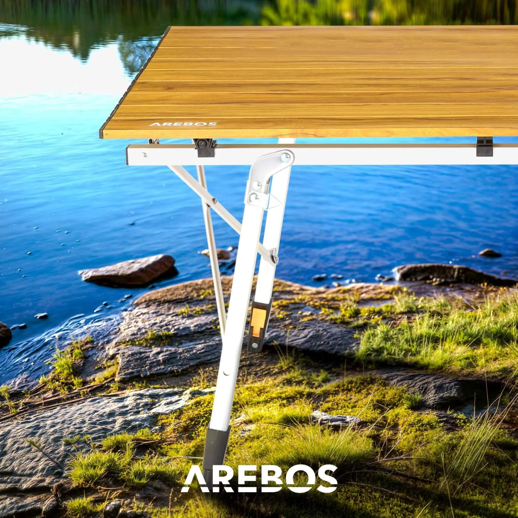 Arebos Campingtisch 120 cm Discount