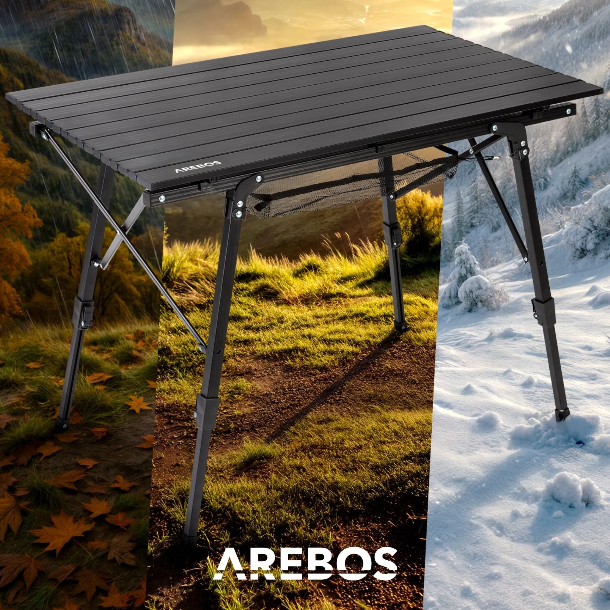 Arebos Campingtisch 120 cm Discount