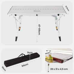 Arebos Campingtisch 90cm