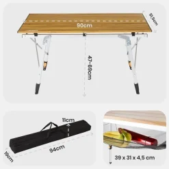 Arebos Campingtisch 90cm