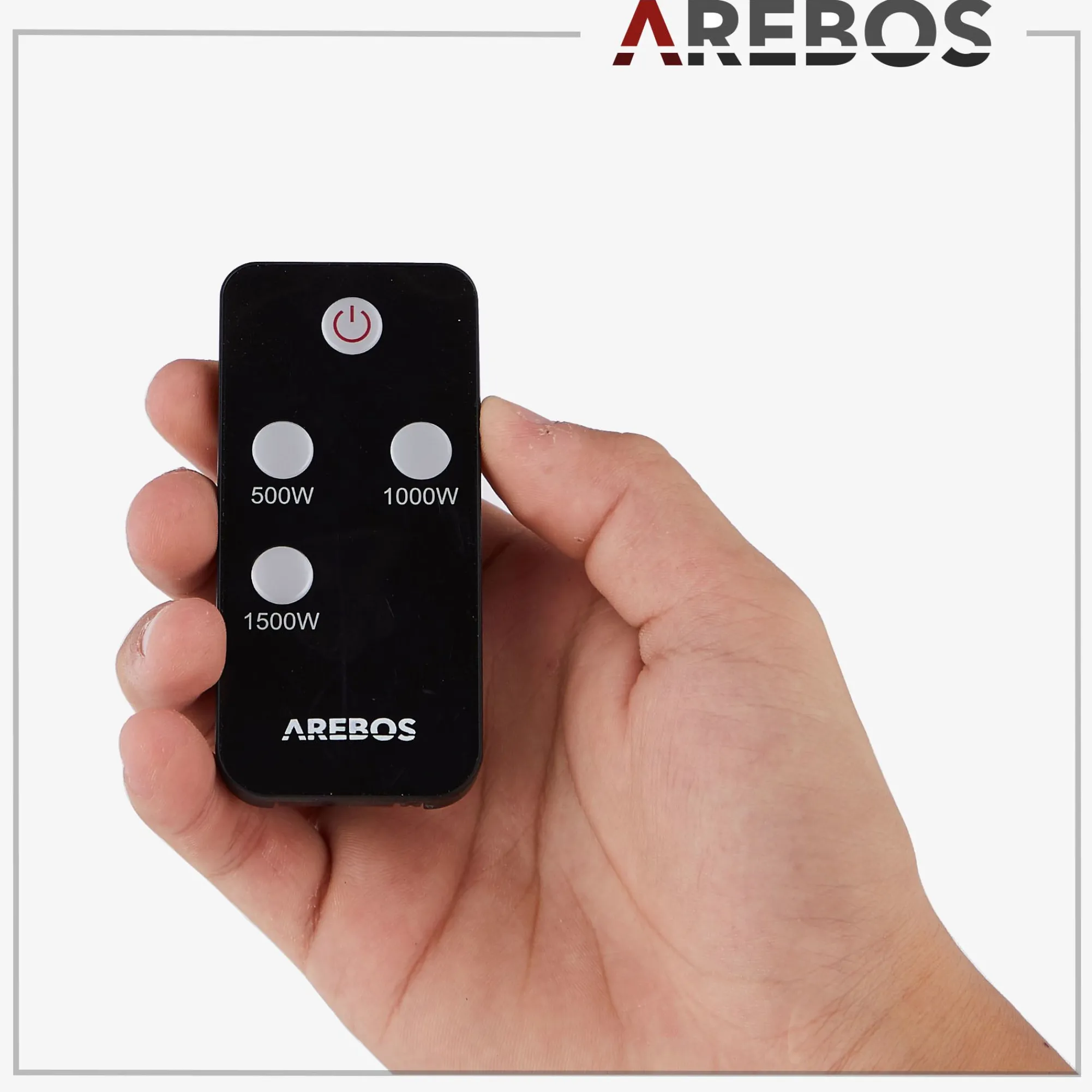 Arebos Deckenheizstrahler 1500W mit Fernbedienung Hot