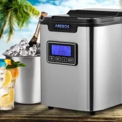 Arebos Eiswürfelmaschine 2.2L Edelstahl Sale