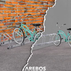 Arebos Fahrradständer für 6 Fahrräder Discount