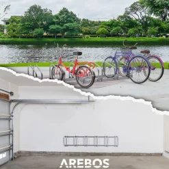 Arebos Fahrradständer für 6 Fahrräder Discount