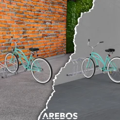 Arebos Fahrradständer für 3 Fahrräder