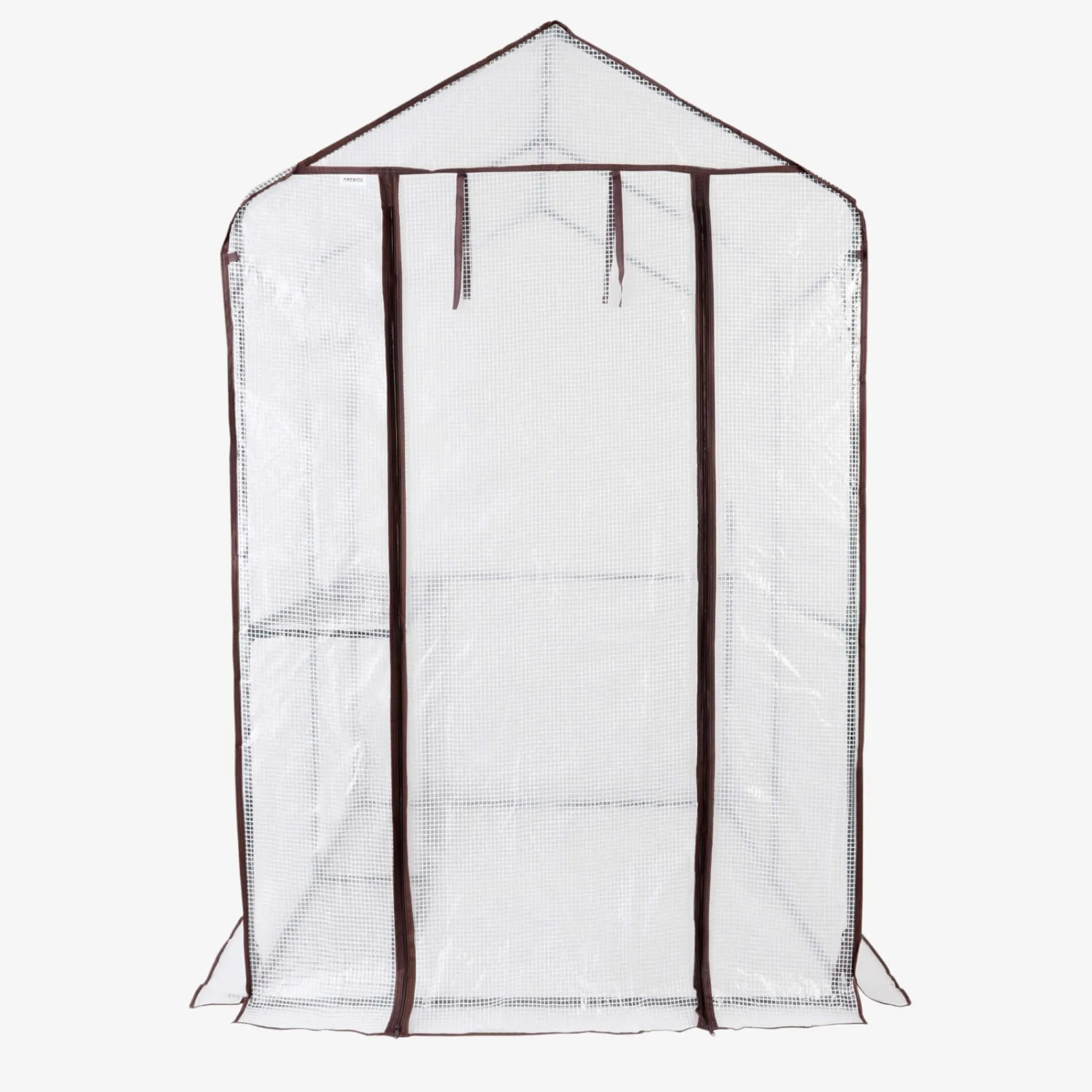 Arebos Foliengewächshaus mit Ablagen 120 x 186 x 190 cm New