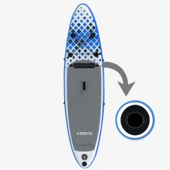Arebos Fußstütze für SUP Board Hot